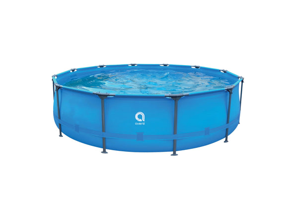 Avenli Stahlrohrbecken rund 360x76cm mit 300 Gallons Filter Pump