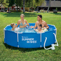 Summer Waves Stahlrohrbecken rund 244x76cm mit RX330 Filter Pump