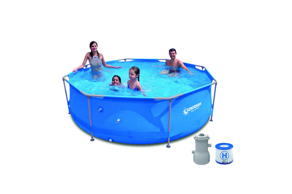 Sundream Stahlrohrbecken mit Pumpe 300x76 cm