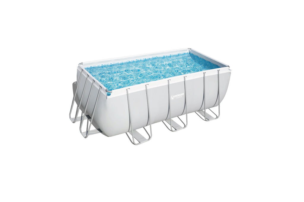 Sundream Stahlrohrbecken mit Pumpe und Leiter 400x200x99 cm